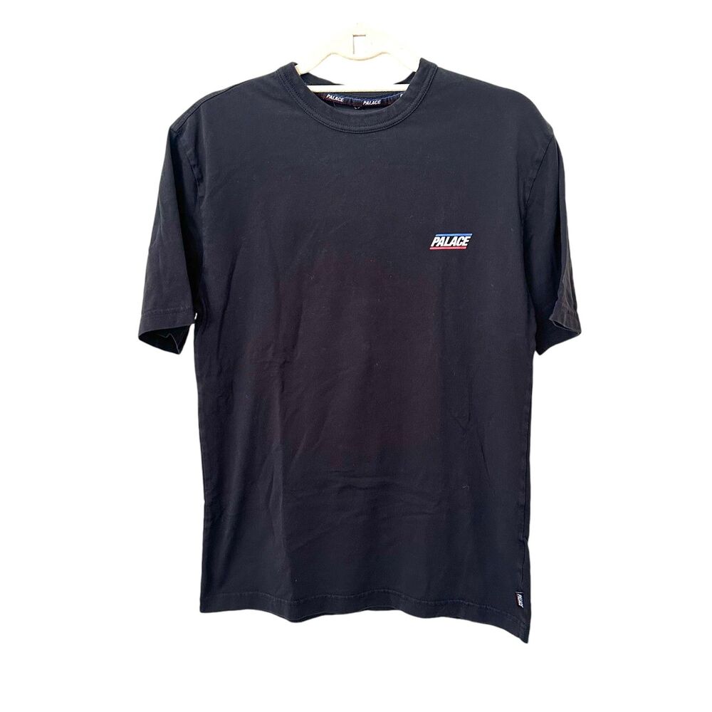PALACE SKATEBOARDS Logo Crewneck Tee Black‎ Sz Small